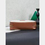 MIU MIU Beau canvas and leather bag 5BB172