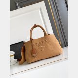 Prada Jardiniere cotton canvas handbag