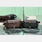 Prada Explore medium nappa leather shoulder bag with flap