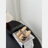 CC big C Quilted heel Slides