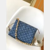 TOP LV Coussin PM Denim Bag