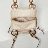 Prada Soft Calfskin Mini Dangle Top Handle Bag