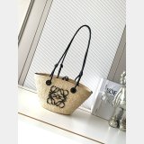 New Loewe Anagram Basket beach Bag