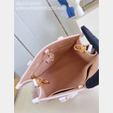 Louis Vuitton OnTheGo PM Monogram Empreinte M45653 Pink Embroidery Thread Bag