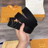 Dolabuy 2023 Louis Vuitton High Quality Replica Belts Black