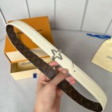 Cheap LV Flowergram 30mm Reversible Belt