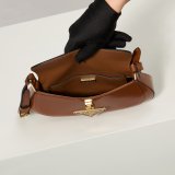 Prada 1BD345 Flap Calf Leather Shoulder Bag