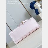 Louis Vuitton OnTheGo PM Monogram Empreinte M45653 Pink Embroidery Thread Bag