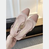 2026 CC Net & gros-grain Slingbacks