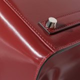 7 Star Hermes Birkin handmade Stiching Handbags Box Calf 25CM