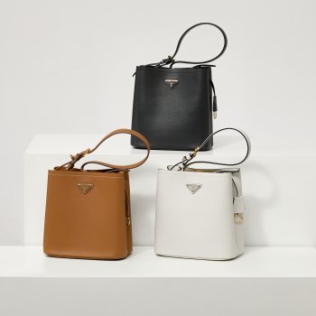Prada Panier small Calf leather bag 1BE080