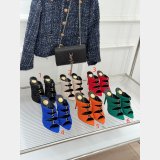 Top Quality YSL EMILIE mules in satin crepe