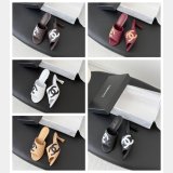 CC big C Quilted heel Slides