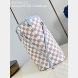 Louis Vuitton Neverfull Inside Out MM Damier Azur Canvas N40946 Bag