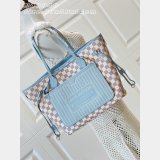 Louis Vuitton Neverfull Inside Out MM Damier Azur Canvas N40946 Bag