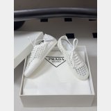 Prada Collapse Crochet Laced Sneakers