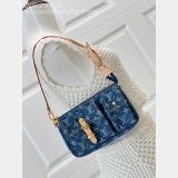 Louis Vuitton Pochette Accessoire Cargo Monogram Denim M27602 Bag