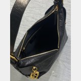 Christian Dior Large Dior Voyage Black Flat Macrocannage 5881 Bag