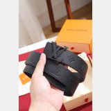 LV Shadow 40mm Reversible Belt black