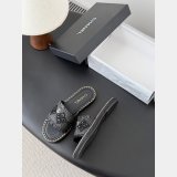 2026 Chanel raffia slide sandals
