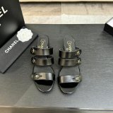 CC 26 Shiny Calfskin Mules