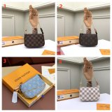 TOP Louis Vuitton Monogram MINI POCHETTE ACCESSOIRES