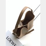 Medium Bilbao bucket in soft calfskin and suede