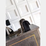 2026 CC Tweed FLAP BAG Black