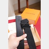 LV Shadow 40mm Reversible Belt black