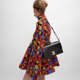 Celine Medium Triomphe Folio Black 1:1 L102U3 Bag