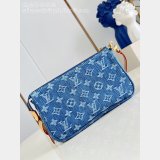 Louis Vuitton Pochette Accessoire Cargo Monogram Denim M27602 Bag