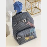 Louis Vuitton Designer M45275 Discovery Backpack Damier Graphite Replica Bags
