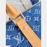 Louis Vuitton Designer Keepall Bandoulière 50 M27781 Blue Bag