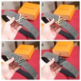 LV Shadow 40mm Reversible Belt