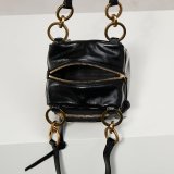 Prada Soft Calfskin Mini Dangle Top Handle Bag
