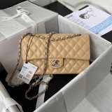 TOP CC Classical Flap 1112 Lambskin Handbags 25cm