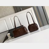 Prada Carry antiqued leather top-handle bag