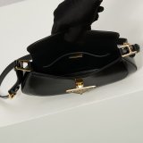 Prada 1BD345 Flap Calf Leather Shoulder Bag