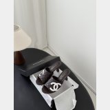 CC big C Quilted heel Slides
