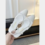 2026 CC Net & gros-grain Slingbacks