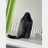 Louis Vuitton Avenue N00086 Damier Graphite Canvas SlingBag