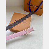 LV 30mm Reversible Leather Strap