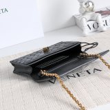 Bottega Veneta Andiamo Intrecciato Wallet on a Chain 844107