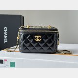 Top Quality Vintage Black Vanity Case 3651 Bag