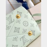 Louis Vuitton Bella Mahina Leather Newness M27377 Green Women Bags