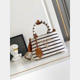 Prada Jardiniere cotton canvas handbag