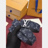 LV Initiales Monogram Denim 40mm Belt