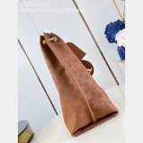 Louis Vuitton Carmel Mahina Leather M53188 Brown Bag