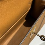 Top Hermes human handmade stiching mini Kelly bag 2026