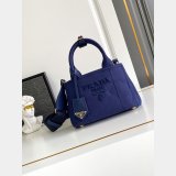 Prada Jardiniere cotton canvas handbag